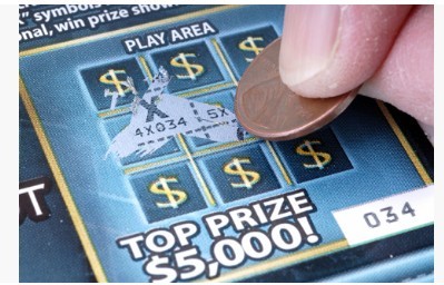 Lottery scratch card printing