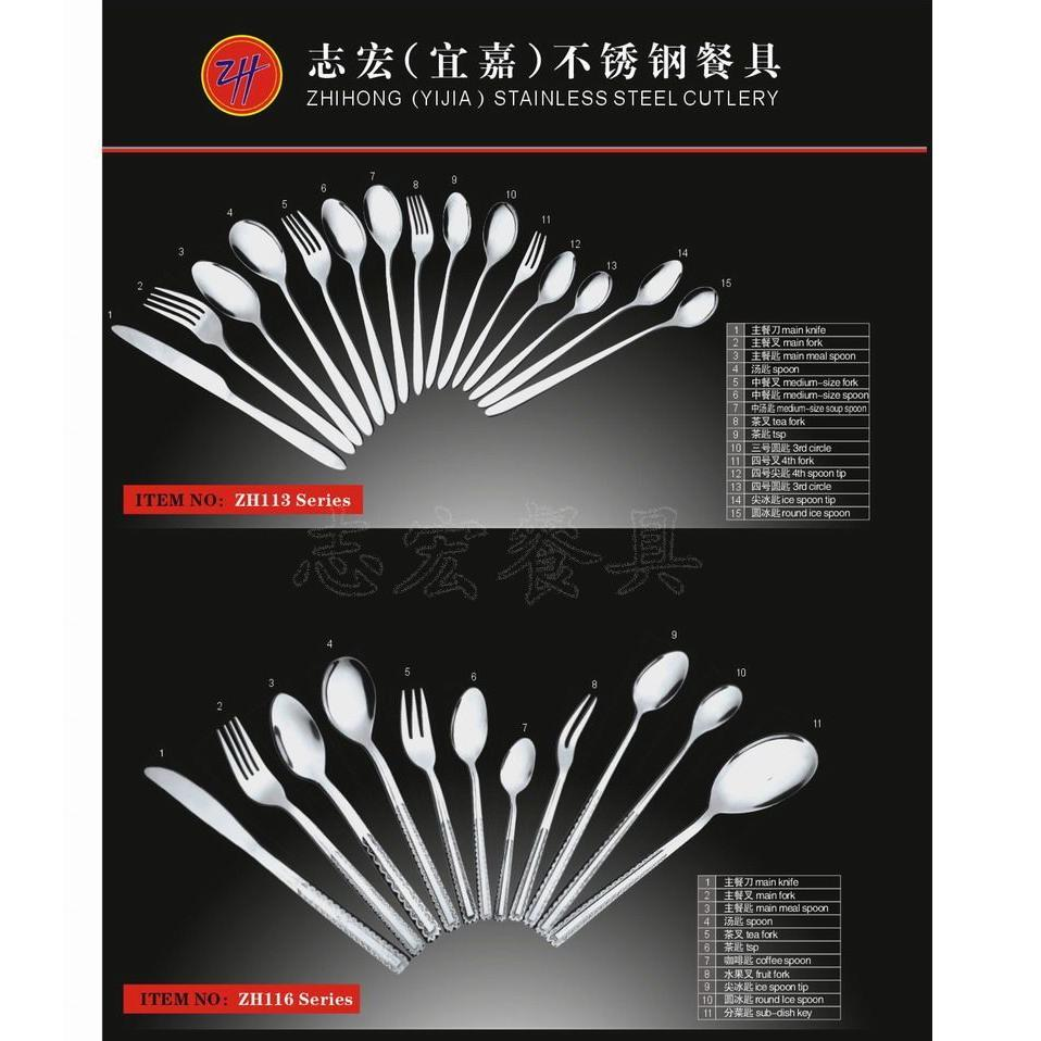 Knife, fork, spoon