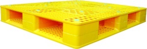 Two-side plastic pallet