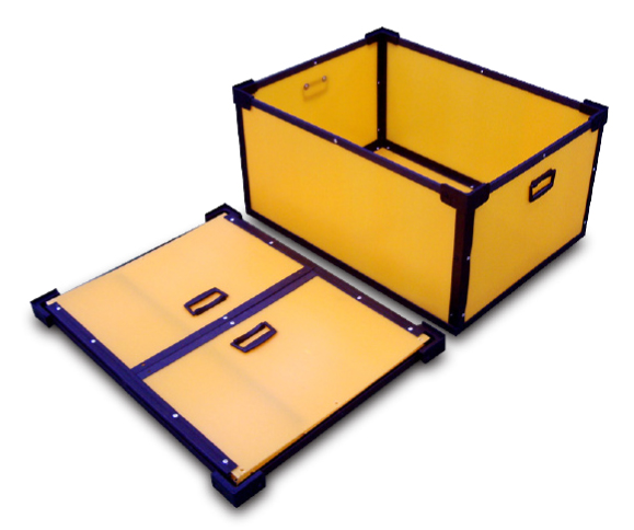 Industrial plastic box