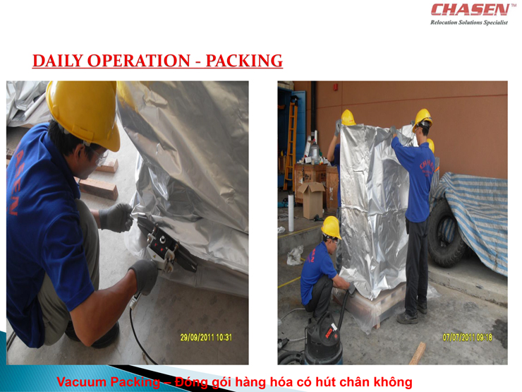 Cargo packaging service