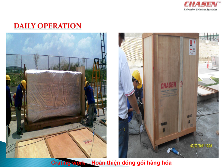 Cargo packaging service