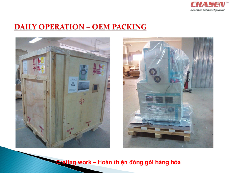 Cargo packaging service