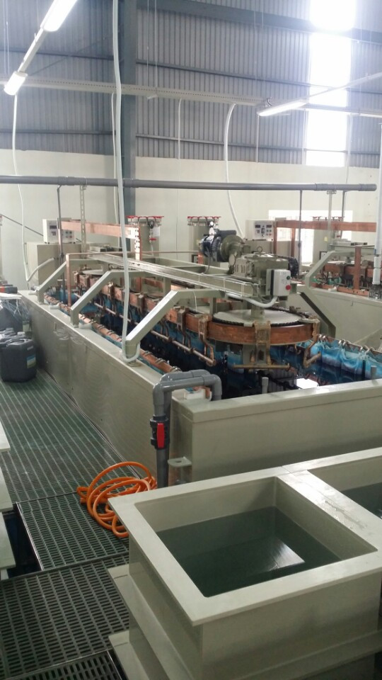 Plating production line