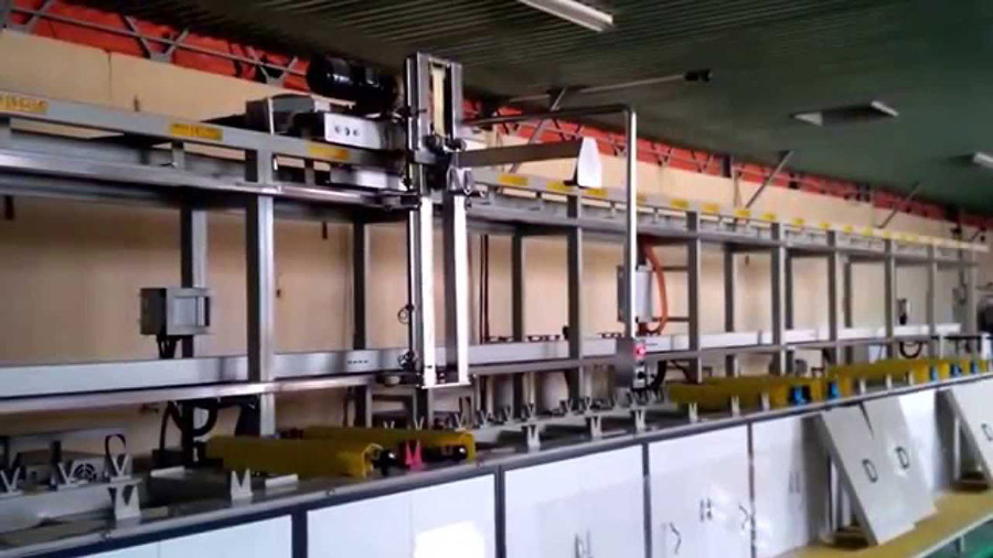 Plating production line