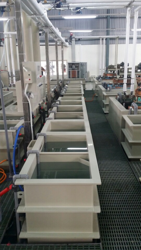 Plating production line