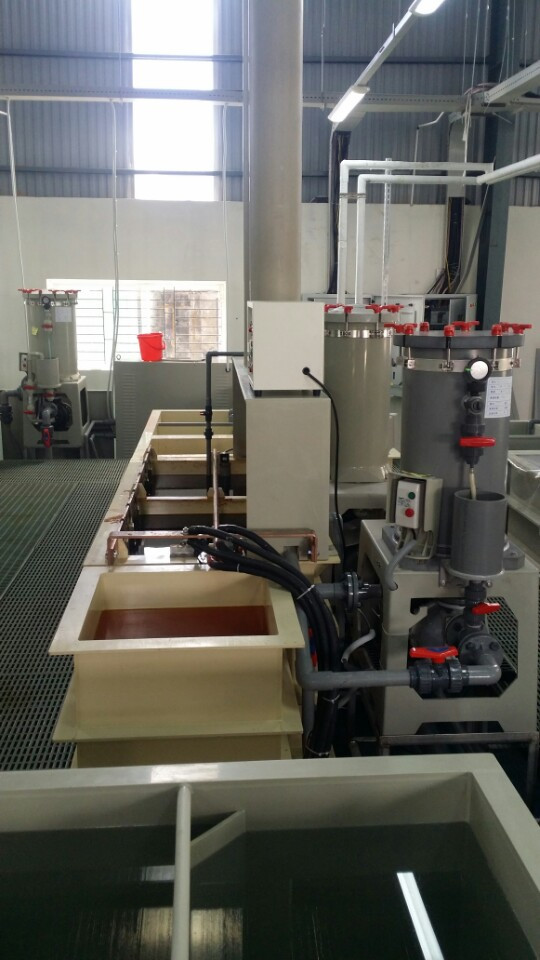 Plating production line