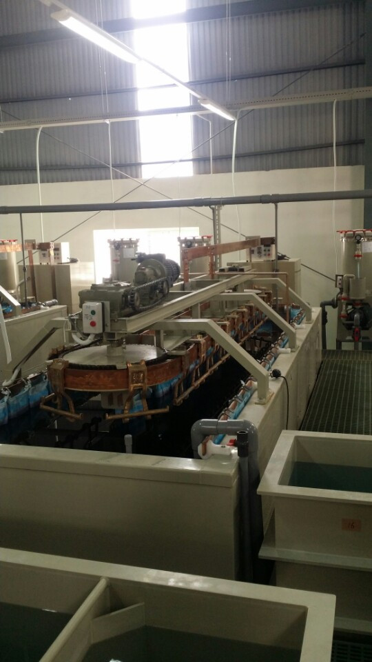 Plating production line