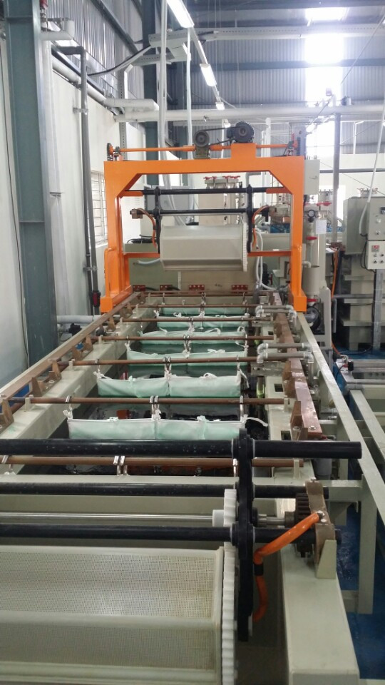 Plating production line