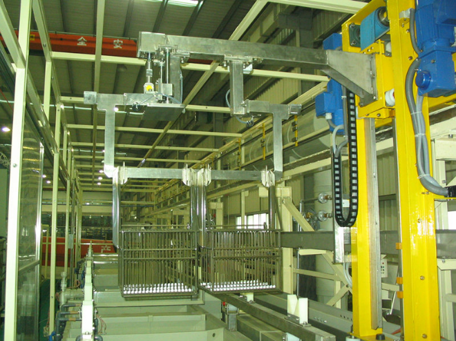 Plating production line