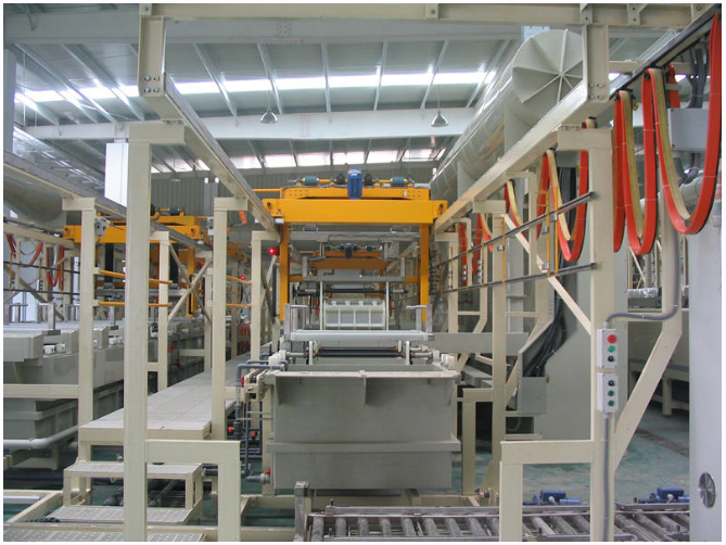 Plating production line