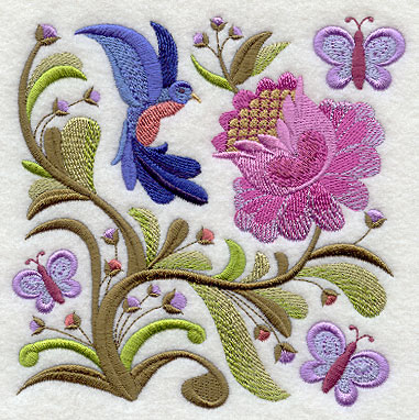 Computerized embroidery on garment products