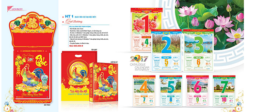 Calender printing