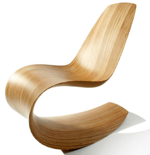 Molded plywood chair