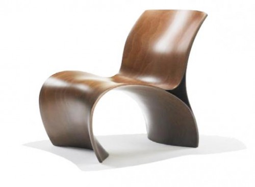 Molded plywood chair