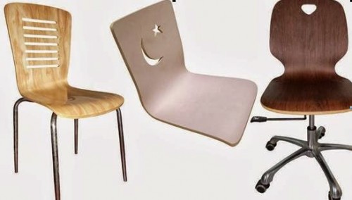 Molded plywood chair