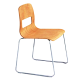 Molded plywood chair