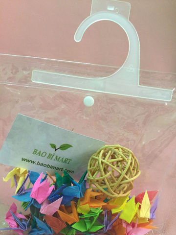 PVC bag with hook
