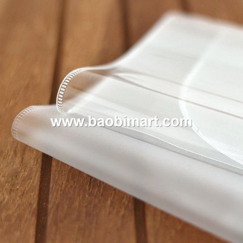 Plastic passport cover