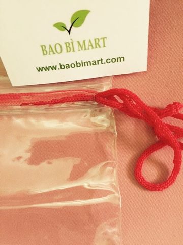PVC bag with drawstring