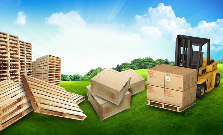 2-way wooden pallet
