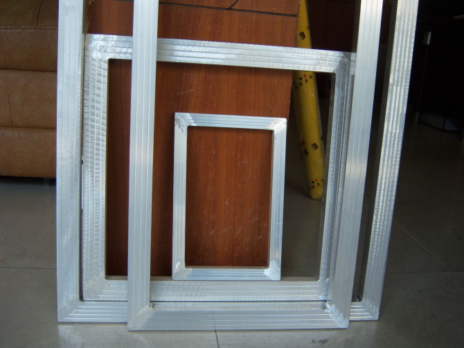 Aluminum screen printing frame