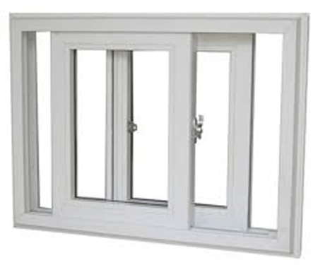 Aluminum glass door