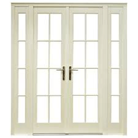 Aluminum glass door