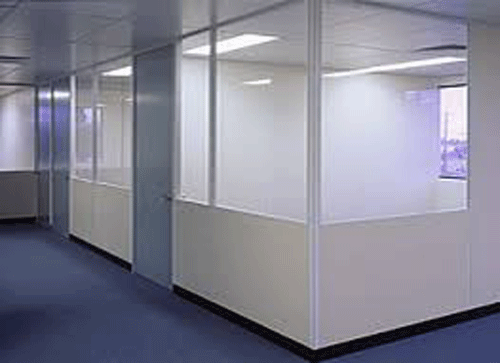 Glass partition
