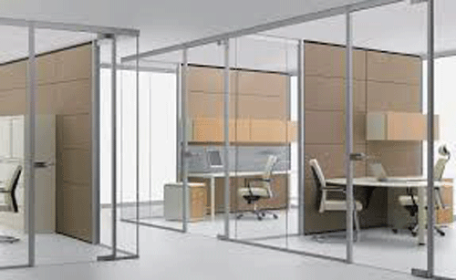 Glass partition