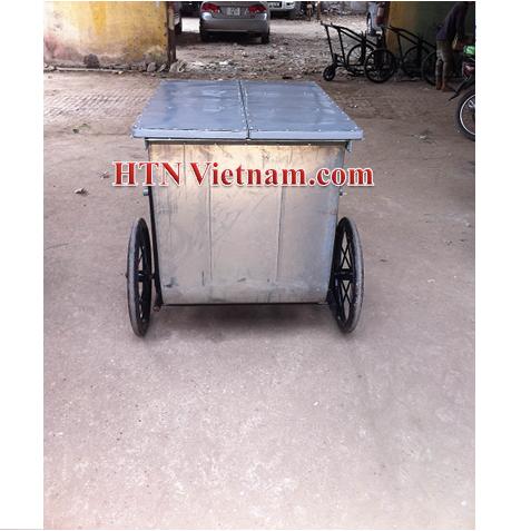 Garbage collecting trolley