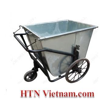 Garbage collecting trolley