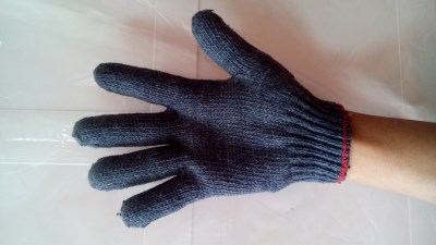 Black and grey safety gloves