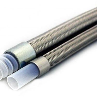 Stainless steel braided PTFE hose
