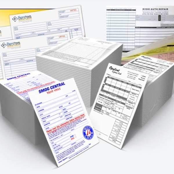 Printing service for receipt and form