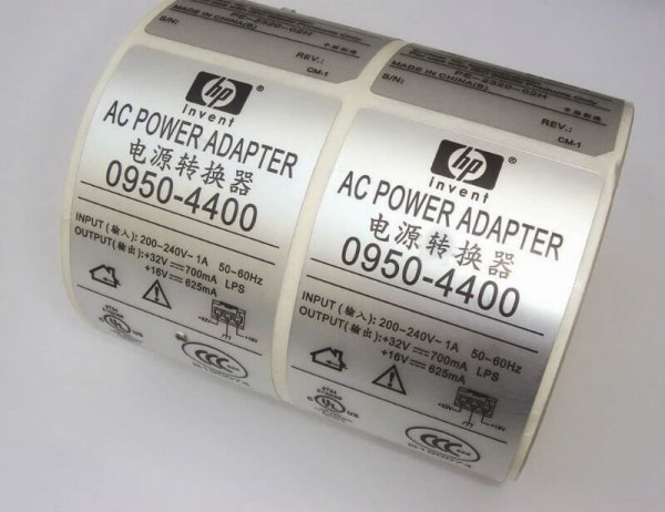 Printing service for product label, stamp