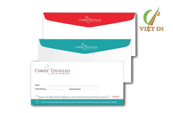 Envelope packaging printing