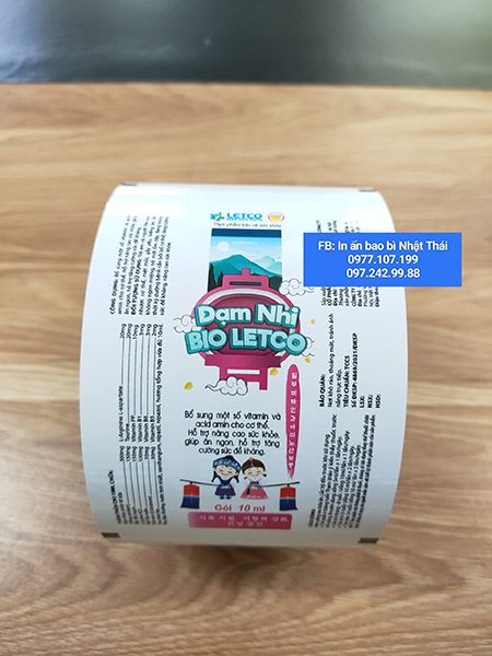 Automatic packaging machine roll aluminum composite film
