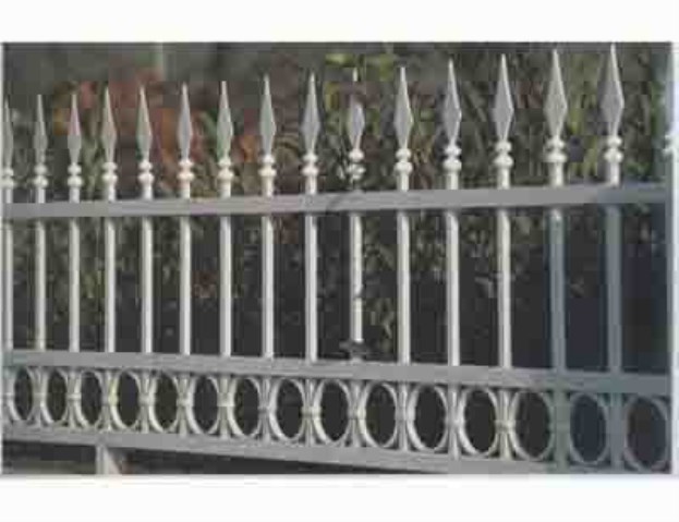 Powder coating for fence