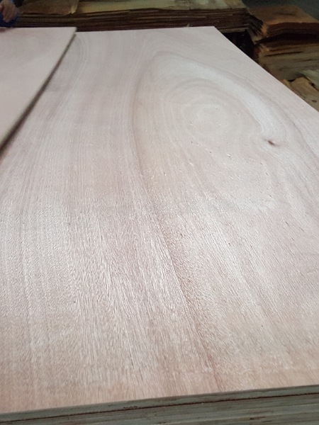 Twice hot pressed plywood