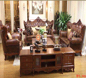 Living room wood furniture