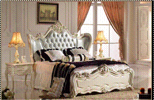 Wooden bed