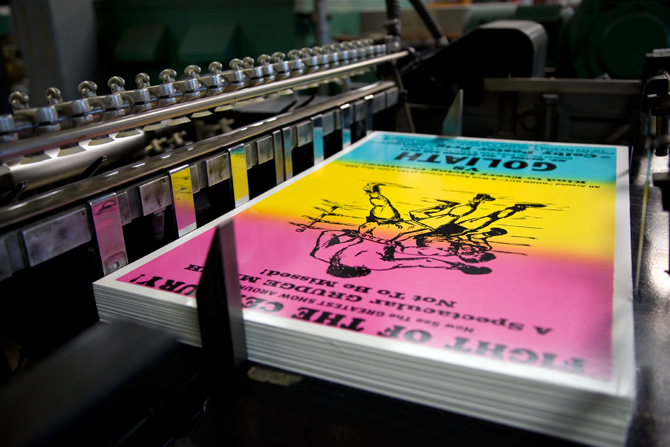 Advertising publication printing