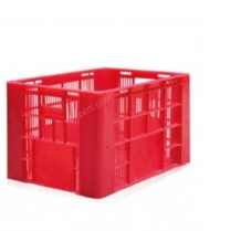 Empty plastic boxes