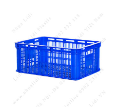 Empty plastic boxes
