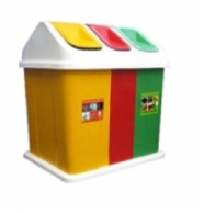 Plastic trash cans