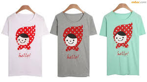 Men and women T-shirt printing