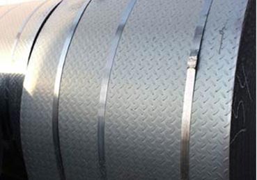 Anti-slip rolled steel