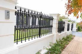 Cast aluminium fence