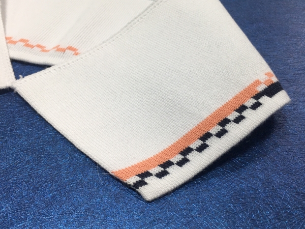 Cotton knit collar